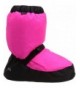 Dance Kids Bootie Warm Up Boot/Slipper - Fluorescent Pink - CC1247ZMMI3 $60.90