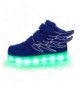 Dance Wings Children's 7 Colors LED Shoes Flashing Rechargeable Sneakers Dance Shoes for Kids Toddler - Blue - CW12NYSP8M2 $4...