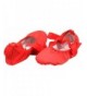 Dance Yi Life Ballet Slippers Gymnastics Toddler - Red - CS18M7XEC9Z $23.32