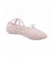 Dance Girls' Pink Canvas Dance Slipper - Gymnastics Yoga Shoe for Big Kid/Little Kid/Toddler/Women - CC18GZ8UKAT $21.98