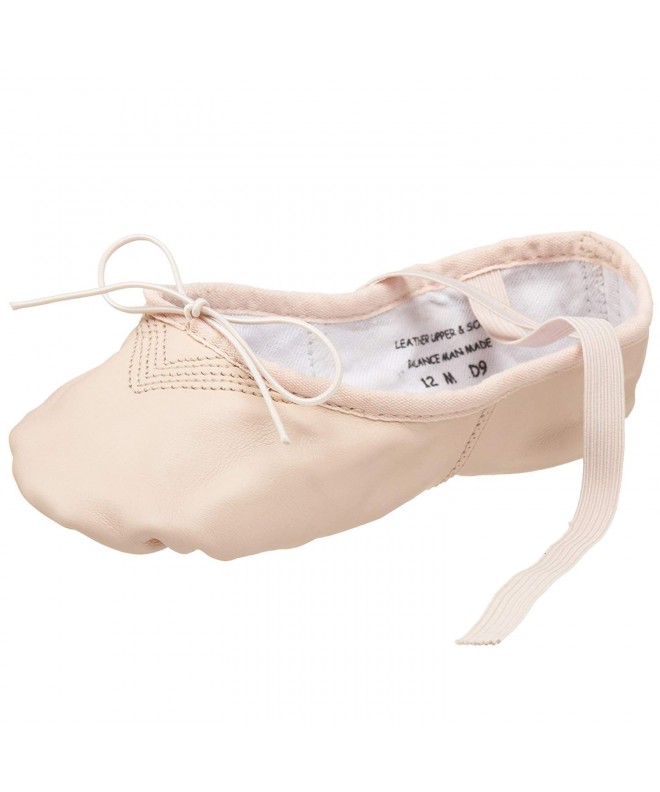 Dance Leather Cobra Ballet Shoe - Child - Light Pink - CY113DNO491 $50.46