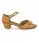 Dance Girl's Latin Dance Shoes A261502B - Tan - CT11QDEG6U7 $52.73