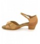 Dance Girl's Latin Dance Shoes A261502B - Tan - CT11QDEG6U7 $52.73