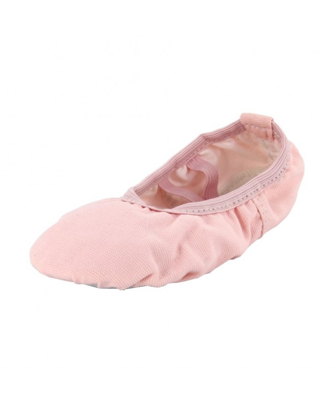 Dance Girl's Classic Ballroom Ballet Dance Slipper - Pink - CU128I1BRYH $17.59