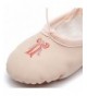 Dance Ballet Shoes-Full Leather Sole Ballet Slippers Flats(Toddlers/Little Kid/Big Kid/Womens) - Classic Nude/Bowknot - C918I...