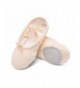 Dance Ballet Shoes High-Count Cotton Canvas Ballet Slipper for Girls/Toddler/Little Kid/Big Kid/Women - Ballet Pink - CV18NL3...