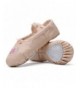 Dance Leather Slippers Gymnastics Toddler - Xfpu01-skin - CY1897EGZUG $21.08