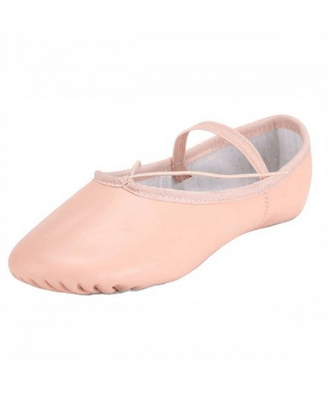Dance Leather Split Sole Ballet Dance Slipper (Toddler/Little Kid) - Pink - CB12IHB8JSP $27.86