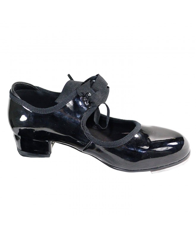 Dance Child Patent Flexibale Tap Shoes - Black - CF1880SGY35 $41.30