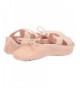 Dance Girl's Ensemble Split Sole Leather Ballet Dance Slipper/Shoe - Ballet Pink - CP17YE37607 $58.09