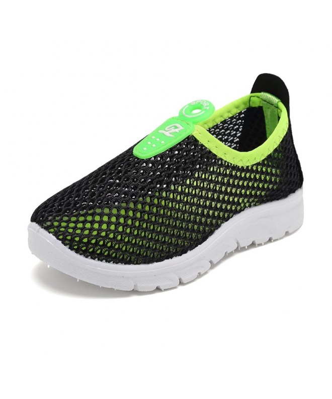 Walking Kids Aqua Shoes Breathable Slip-on Sneakers for Running Pool Beach ToddlerU118STWX002-Black-28 - C118MI3TYRL $26.74