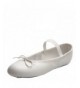 Dance Girls' White Girls' Ballet Shoe 4 Regular - C5183KTIZOX $28.77