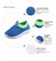 Walking Kids Aqua Shoes Breathable Slip-on Sneakers for Running Pool Beach ToddlerU118STWX001-Blue-30 - CL18MI3ST3C $19.94