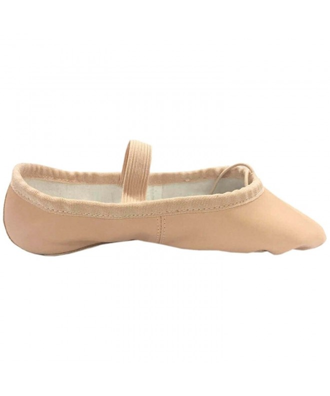 Dance Child Full Sole Leather Ballet Dance Slipper - Pink - CV12NTOC956 $22.59