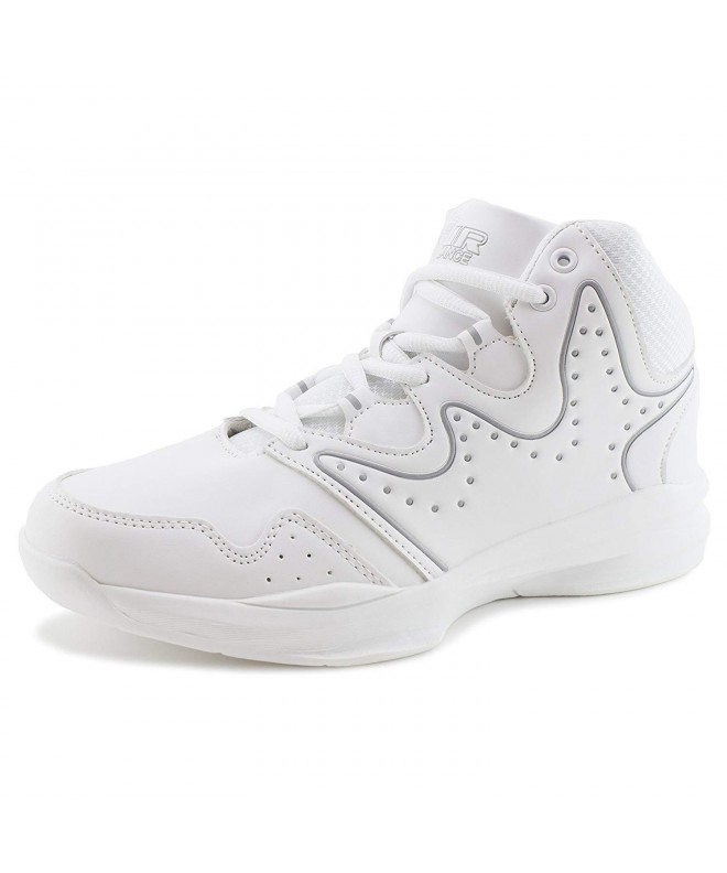 Walking Boys Girls Lace Up Closure Running Training White Shoes Sneakers (Big Kid) - White - CY185DR3W8A $35.31