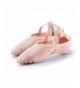 Dance Pro Elastic Stretch Canvas Ballet Dance Slippers Flats for Girls/Kids/Women - Pink - CE185L288IO $26.31