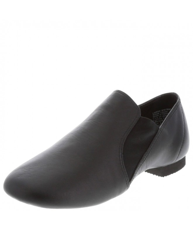 Dance Girl's Black Twin Gore Jazz Shoe 10.5 M US - C9183R9H9LZ $43.73