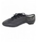 Dance Youth Black Leather Lace up Jazz Shoes - 1.5 M US - CL12M83UZ3Z $38.63