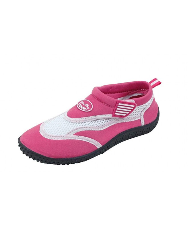 Water Shoes New Starbay Brand Childrens Slip-On Athletic Water Shoes/Aqua Socks - Fuchsia - CG12NZ0C41I $31.53