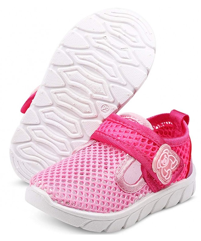 Water Shoes Baby's Boy's Girl's Water Shoes Lightweight Breathable Mesh Running Sneakers Sandals - Pink - C018NS7Y6KC $28.23