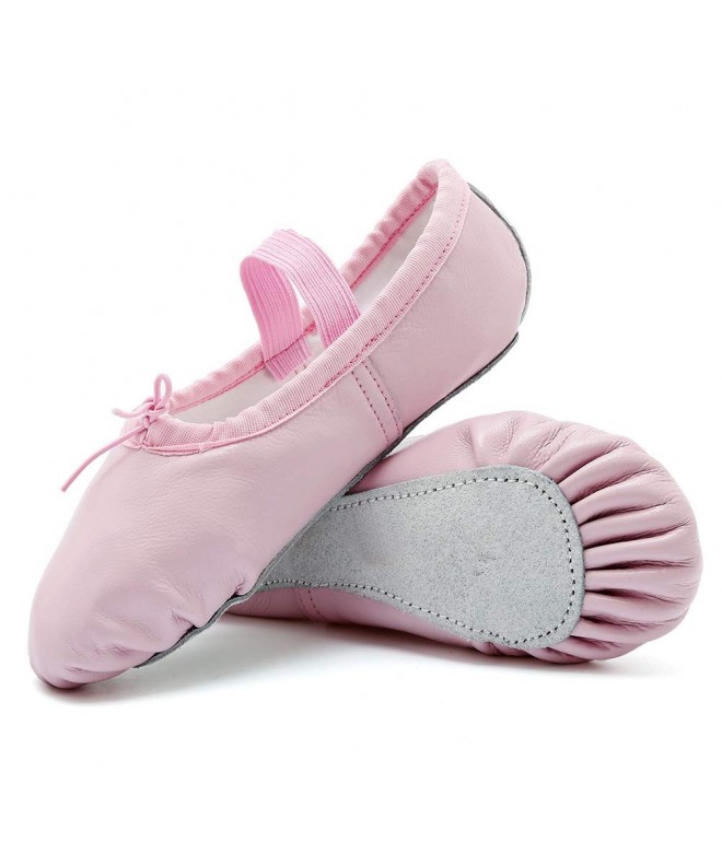 Dance Girls Leather Ballet Slipper/Ballet Shoes/Yoga Dance Shoe(Toddler/Little/Big Kid/Women)-DNDTWXYP-Pink-37 - C2189KIID04 ...