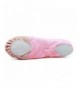 Dance Ballet Shoes Cotton and Leather Soles Dance Shoes for Toddler/Little/Big Kid/Women - Pink - C818Q568G3O $18.53
