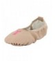 Dance Child Bowknot PU Fashion Ballet Practise Flats - Beige - CT128I19WUD $18.48