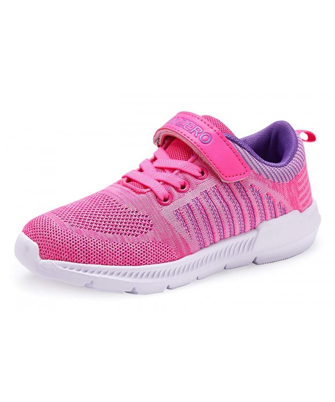 Racquet Sports Kids Boys Tennis Shoes Toddler Girl Running Walking Sneakers for Little Kid and Big Kid - Pink - CP1879GQGLQ $...