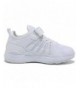 Running Kids Breathable Knit Sneakers Lightweight Mesh Athletic Running Shoes - White - CL189IZYXLX $39.68