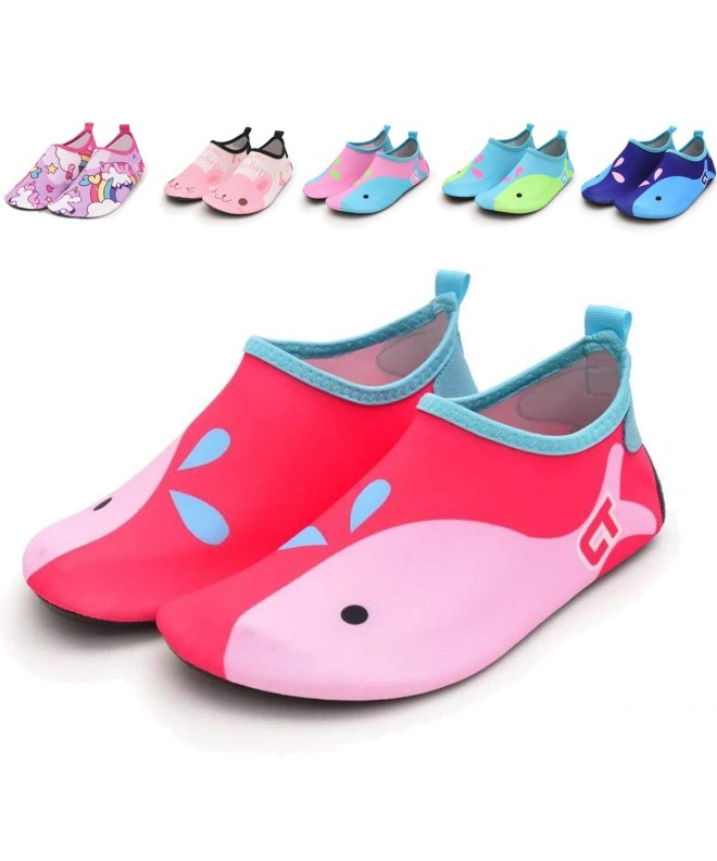 Water Shoes Toddler Barefoot Non Slip Surfing - A-red - CW18ND9S748 $24.77