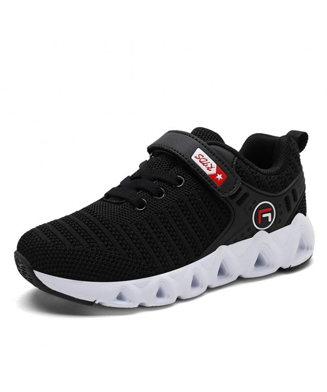 Running Kids Athletic Running Shoes Lightweight Sports Tennis Sneakers for Boys & Girls - Black - CN18ISN92C5 $44.78