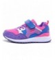 Running Kids Athletic Running Shoes Strap Sport Sneakers(Toddler/Little Kid/Big Kid) - Hot Pink - CJ18DRE6KW2 $40.06