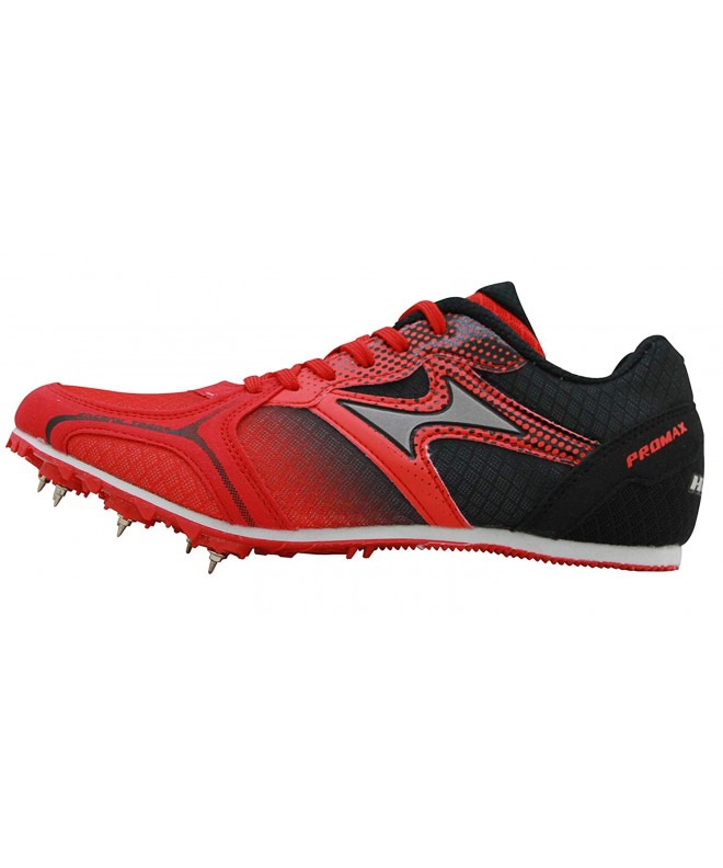 Running Boy's Girl's Men's Women's Track & Field Shoes Spike Running Mesh Breathable Professional Sports Shoes 5599 - Red - C...