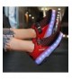 Skateboarding Sneakers Comfortable Thanksgiving Christmas - J-double Red - CU18I3DIO8Y $62.02