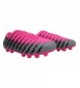 Soccer Bolt FG Soccer Shoes for Kids - Firm Ground Outdoor Soccer Shoes for Kids - Pink/Black/Silver - CF18LNCLLRN $42.59