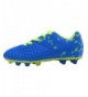 Soccer Kid's FG Soccer Shoes Arch-Support Athletic Outdoor Soccer Cleats (Little Kid/Big Kid) - Blue - C118LR6ER9Y $33.36