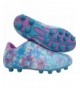 Soccer Kids' Freesia Soccer Shoe - Blue/Purple - CE188QW80X9 $43.35