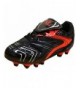 Soccer Kid's Indoor Outdoor Turf Soccer Cleat - Black/Red - CH182GQ4AKQ $39.55