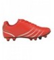 Soccer Kids' Indoor Soccer Cleats - Little Boys & Girls Turf Shoes for Football - Red - CP18LEUUU4T $41.83