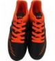 Soccer Liga FG Soccer Shoes for Kids - Firm Ground Outdoor Soccer Shoes for Kids - Black/Orange - CI18M6NWQCG $47.56