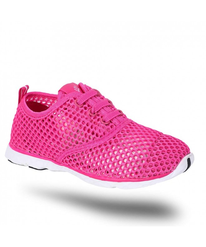 Water Shoes Drying Athletic Sneakers Toddler - Rosered(elastic) - C618NIHDXCE $42.08