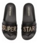 Sport Sandals Kids' Jwords Slide Sandal - Black - CE18722SDHL $45.57