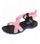 Sport Sandals Stripes Light-Up Summer Sport Sandal - Pink - CI12HE9XS7D $43.34