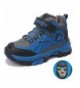 Trail Running Waterproof Resistance Climbing Sneakers - Blue/Grey-fur - CK18KHY6YCQ $42.56