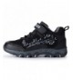 Trail Running Kids Waterproof Outdoor Hiking Athletic Sneakers Running Shoes - Black/Gray(fabric) - C318GGXGCZN $43.64