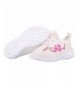 Trail Running Girls Light Weight Casual Sports Sneakers(Toddler/Little Kid) - White-b - CU186S7K70C $23.17