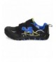 Trail Running Kids Athletic Dinosaur Shoes Hook Loop Sneakers Walking School Water Resistant Gray - Black - CV187N93OLC $57.33