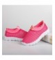 Walking Kids Aqua Shoes Breathable Slip-on Sneakers for Running Pool Beach Toddler - Pink - CG18MI3RQHR $19.21