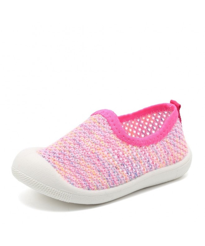 Walking Kids Shoes Slip-on Breathable Mesh Sneakers Water Shoes Running Pool Beach (Toddler/Little Kid) - Lh.pink - CZ18EDKXT...