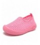 Walking Kids Slip-on Casual Mesh Sneakers Aqua Water Breathable Shoes for Running Pool Beach (Toddler/Little Kid) - Pink - CB...